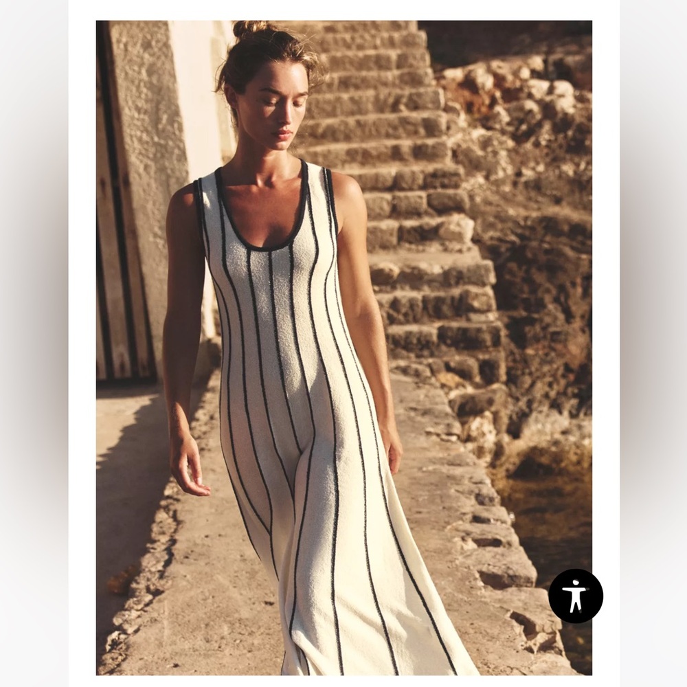 Zara Knit Flowy Dress